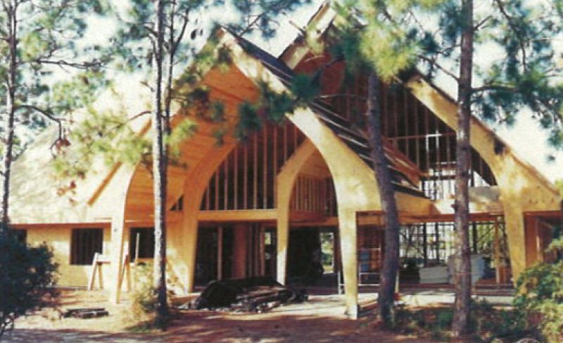 Mariner Sands Chapel front view under construction
